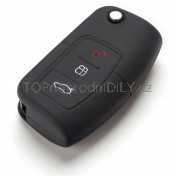 Silikonový obal, pouzdro klíče, černý Ford S-Max 06-14
