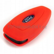 Silikonový obal, pouzdro klíče, červený Ford Galaxy 10-15 a