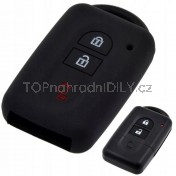 Silikonový obal, pouzdro klíče, černý pro Nissan Note a