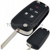 Obal klíče, holoklíč pro Chevrolet Orlando pětitlačítkový