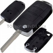Obal klíče, holoklíč VW New Beetle, 3-tlačítka