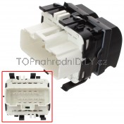 Ovládání vypínač stahování oken Renault Clio III 8200214943 a