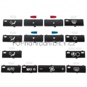 Krytky tlačítek klimatizace BMW řada 5 E39 95-04