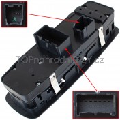 Ovládání vypínač stahování oken, zrcadel Chrysler Town & Country 4602535AC a