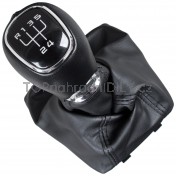 Řadicí páka s manžetou Škoda Octavia III, 5 stupňová, ekokůže od 2012