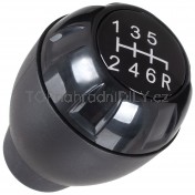 Hlavice řadící páky Jeep Wrangler, 6 stupňová, černá 07-13 d