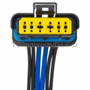 Koncovky piny pro modul motorku stahování oken Renault Scenic II 03-09 d
