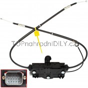 Mechanismus ruční brzdy s lanky BMW řada 5 09-17 a