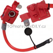 Plusový kabel, pyrotechnická pojistka akumulátoru, baterie BMW řada 1 E87 61129217017