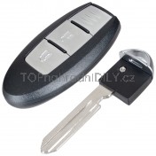 Obal klíče, holoklíč pro Nissan Pathfinder III, 3-tlačítkový, 2014DJ0559 b