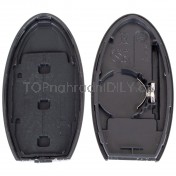 Obal klíče, holoklíč pro Nissan X-TRAIL III, 3-tlačítkový, 2014DJ0559 d