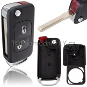 Obal klíče, holoklíč Mercedes SLK-Trieda, Viano, Vito, 2-tlačítkový f