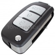 Obal klíče, holoklíč pro Ford Ka, Kuga, Mondeo, S-Max, Transit, 3-tlačítkový