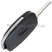 Obal klíče, holoklíč pro Ford C-Max, Fiesta, Focus II, Fusion, Galaxy, 3-tlačítkový a