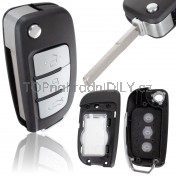 Obal klíče, holoklíč pro Ford C-Max, Fiesta, Focus II, Fusion, Galaxy, 3-tlačítkový d