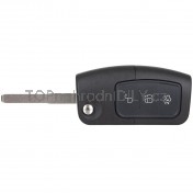 Obal klíče, holoklíč pro Ford Galaxy II, Mondeo IV, S-MAX, Transit Courier, 3-tlačítkový, 06 -16 d