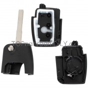 Obal klíče, holoklíč pro Ford B-MAX, C-MAX, Ecosport, Fiesta VI (MK7), Focus II, 3-tlačítkový, 05 -16 b