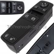 Ovládání vypínač stahování oken, zrcadel Mercedes W245 B-Třída, 05-11 d