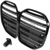 Přední maska ​​chladiče černá lesklá, BMW řada 4, G22, G23, 2020