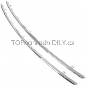 Lišta přední maska ​​chladiče horní + dolní 2 ks Peugeot 508 I 10-15