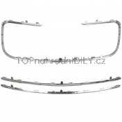 Rámeček přední masky + lišta přední maska ​​chladiče horní + dolní 3 ks Peugeot 508 I 10-15  e