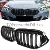 Přední maska ​​chladiče černá lesklá dvojitá žebra, BMW řada 2 F44 19-24 b