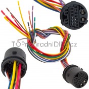 Koncovky piny do zadních dveří Opel Astra III H 04-14 f