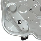 Mechanismus stahování oken Škoda Octavia II, přední, levý, s plechem 04-13 d