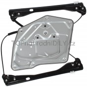 Mechanismus stahování oken Škoda Superb II 08-15, přední, levý, s plechem a