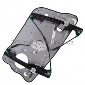 Mechanismus stahování oken Škoda Fabia I 99-07 přední, pravý s plechem a