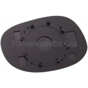 Zpětné zrcátko, bez ohřevu sklo, levé Citroen C2, C3 02-09 c