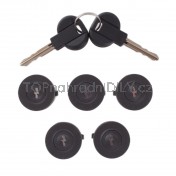 Sada vložek zámků dveří 5 ks Fiat Scudo 96-06