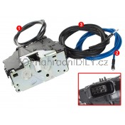 Zámek bočních posuvných dveří pravý, centrál, dlouhé lanka Peugeot Boxer II 2